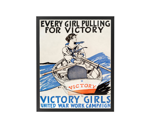 Every Girl Pulling for Victory by Edward Penfield - Get Instant Art