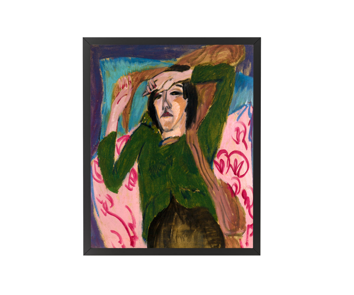 Ernst Ludwig Kirchner's Woman in the Green Blouse - Get Instant Art