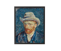 Self-Portrait with Grey Felt Hat by Vincent van Gogh (1887) - Get Instant Art