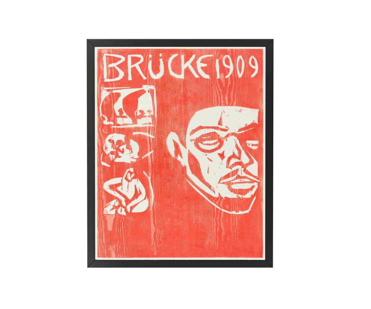 Cover of the Fourth Yearbook of the Artist Group Die Brücke by Ernst Ludwig Kirchner - Get Instant Art