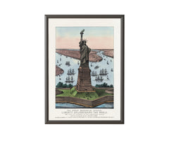 The Great Bartholdi Statue Liberty Enlightening the World (1885) - Get Instant Art